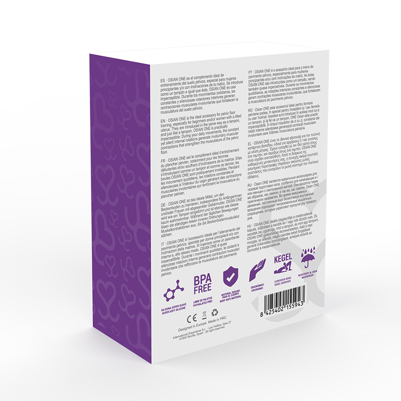 MORESSA - OSIAN ONE ENTRAINEMENT DU PLANCHER PELVIEN 51gr SILICONE PREMIUM LILAS